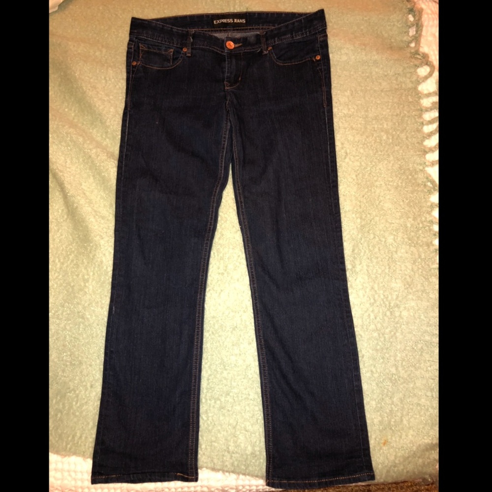 EXPRESS cropped skinny Stella low rise jeans 8